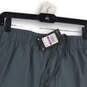 NWT Mens Gray Slash Pocket Elastic Waist Drawstring Athletic Shorts Sz 2XL image number 3