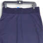 NWT Womens Blue Elastic Waist Drawstring Straight & Pencil Skirt Size L image number 4