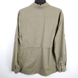Carhartt Men Olive Green Relaxed Fit Button Up Shirt L alternative image