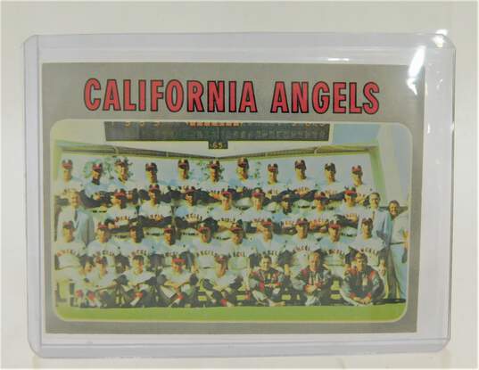 1970 California Angels Topps Team Checklist image number 1
