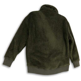 Womens Green Talus Sherpa Long Sleeve 1/4 Zip Pullover Sweatshirt Size S alternative image