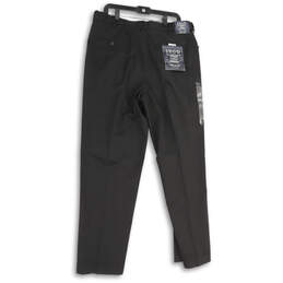 NWT Mens Black Flat Front Non-Iron Pockets Comfort Chino Pants Size 38/32 alternative image