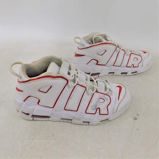 Nike Air More Uptempo White Varsity Red Outline 2018 Men's Shoes Size 11.5 image number 3