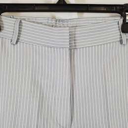 Adrianna Papell Women's Gray Striped Pants SZ 10 NWT alternative image