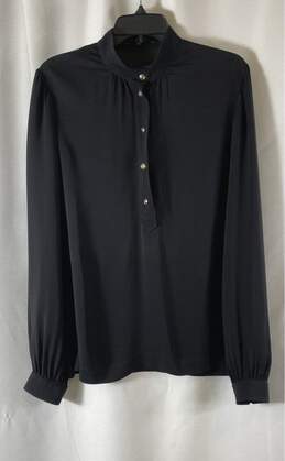 GUCCI Black Button Up Blouse - Size 46 (US 10)