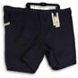 NWT Mens Blue Regular Fit Flat Front Slash Pockets Chino Shorts Size 54 image number 2