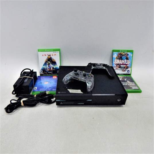 Buy the Microsoft Xbox One 500 GB W/ Four Games Shape Up