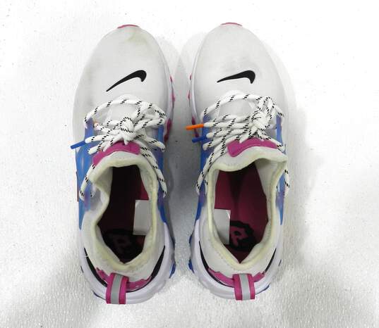 Nike React Presto White Active Fuchsia Men's Shoe Size 9 image number 2
