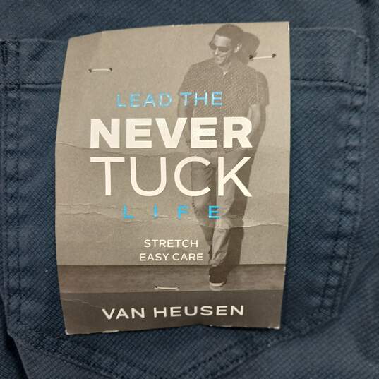 Van Heusen Men's Blue Pants Size 30Wx30L image number 3