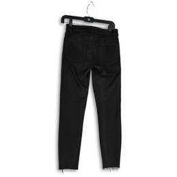 Paige Womens Black Denim Dark Wash 5-Pocket Design Skinny Jeans Size 26 alternative image