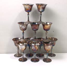 Set Of 12 El Delberti Silver Goblets alternative image