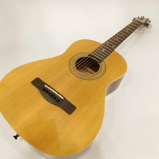 Samick Brand ST6-2 Model 3/4 Size Wooden Acoustic Guitar w/ Soft Gig Bag image number 3
