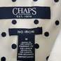 Chaps Women White/Black Polka Dot Button Up M NWT image number 4
