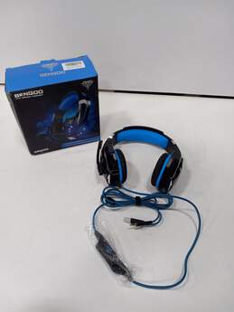 Bengoo G9000 Black & Blue Pro Gaming Headset W/Box