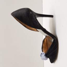 Badgley Mischka Women's Black Open Toe Heels Size 8 alternative image