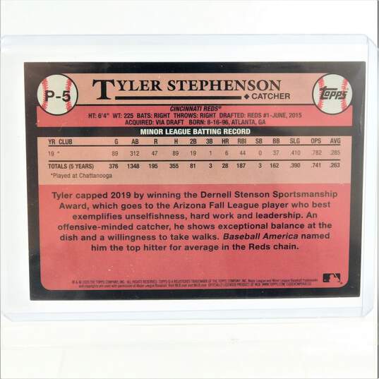 2020 Tyler Stephenson Topps Prospects Rookie Cincinnati Reds image number 3