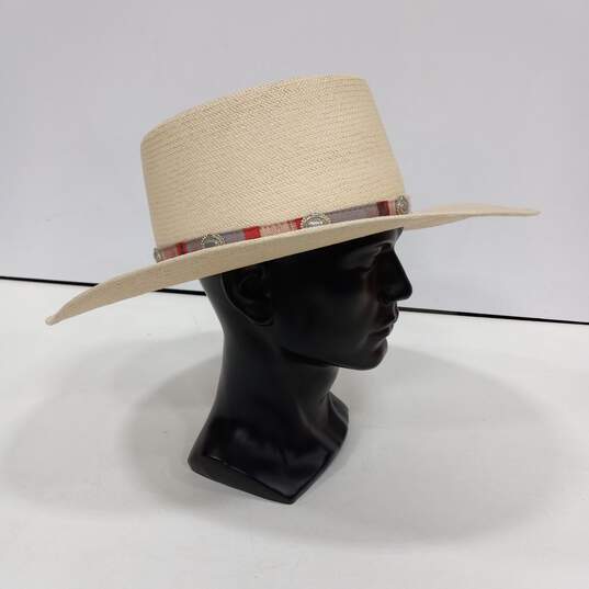 Cream Colored Stetson Cowboy Hat image number 1