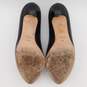 Gucci Sofia Black Leather Platform Heel Pumps image number 10