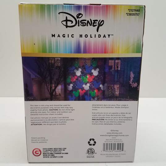 Disney Magic Holiday Mickey Mouse Snowstorm LED Projection Spotlight image number 2