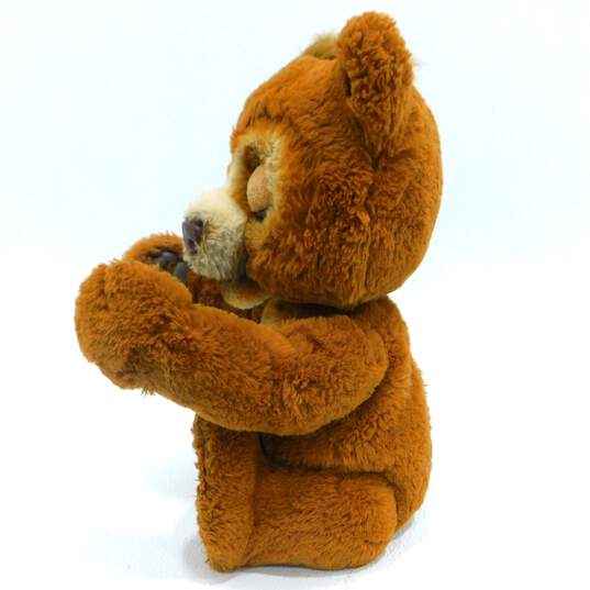 FurReal Brand Interactive Brown Teddy Bear - Cubby image number 3