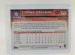 2015 Stephen Strasburg Topps Gold /2015 Washington Nationals alternative image