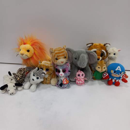 Bundle Of 13 Ty Toys/Stuffed Animals/Beanie Babies image number 1