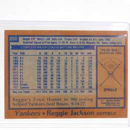 1978 HOF Reggie Jackson Topps All-Star NY Yankees alternative image