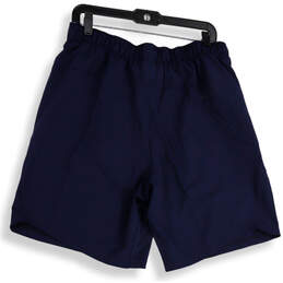 NWT Mens Blue Elastic Waist Pockets Pull-On Athletic Shorts Size Large alternative image