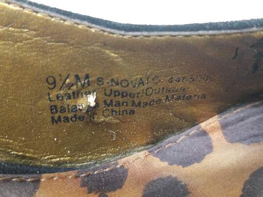 Sam Edelman Novato Black Suede Platform Slingback Peep Toe Pump Heels Shoes Size 9.5 M image number 10
