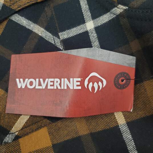 Wolverine Men Brown Plaid Jacket XXL NWT image number 6