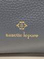 Nanette Lepore Blue Pebbled Faux Leather Bag image number 2