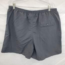 Mn Patagonia Grey Board Shorts Recycled Nylon Poly Blend Sz XL