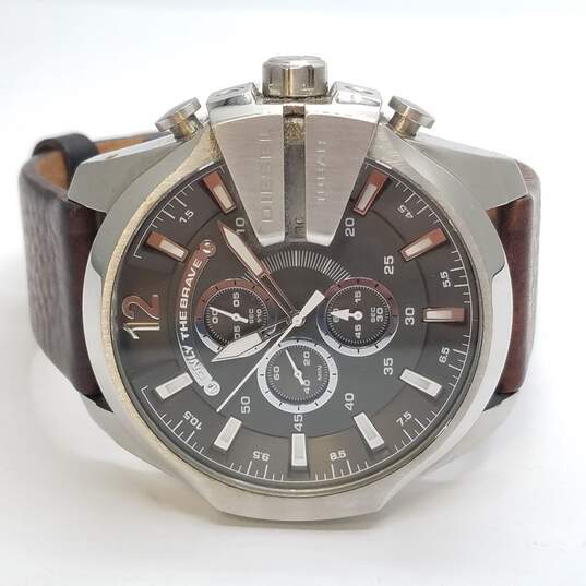 Diesel Oversized WR 10BAR Only The Brave Chrono Watch Stainless Steel Watch image number 6