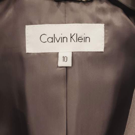 Calvin Klein Women Grey Blazer Suit Jacket10 NWT image number 2