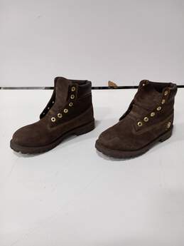 Timberlands Women's Brown Nubuck Boots Size 5.5