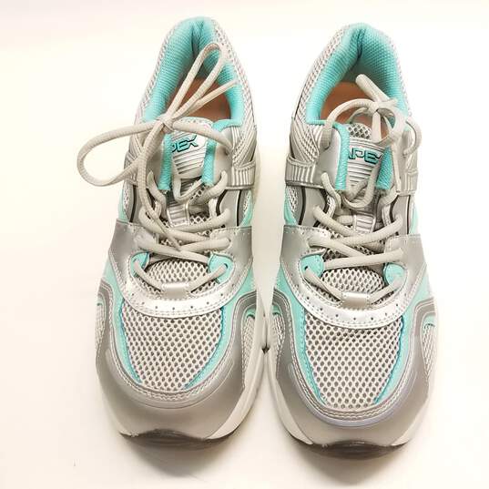 Apex K21 Women's Shoes Silver Sea Blue Size 9W image number 7