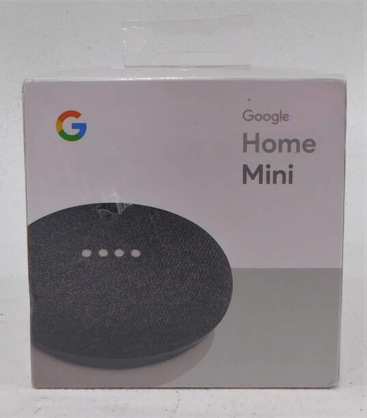 Sealed Google Home Mini Smart Assistant Speaker Charcoal image number 1