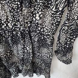 Joie Women's Black and White Viscose Dress Size XS Saks Fifth Avenue NWT alternative image