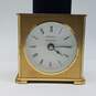 Tiffany & Co 74mm Portfolio Brass Quartz Desk Watch 348g image number 1