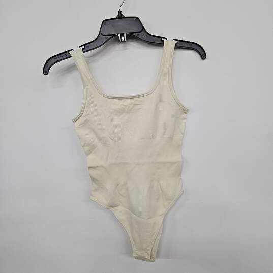 Ivory Sleeveless Bodysuit image number 2