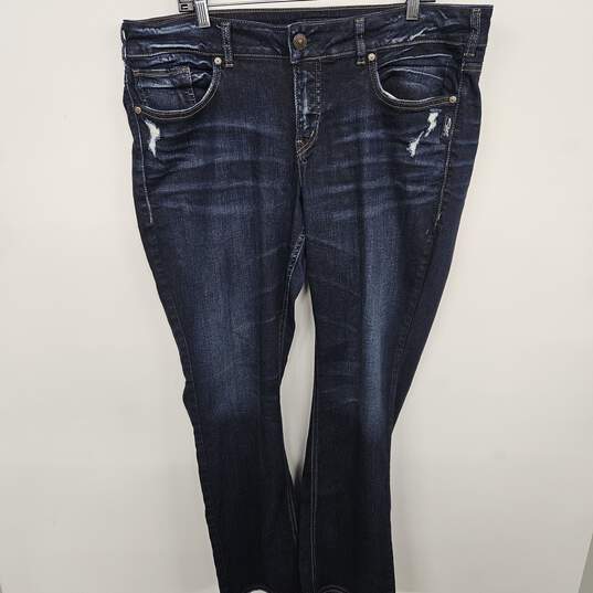 Silver Jeans Co Distressed Blue Jeans image number 1