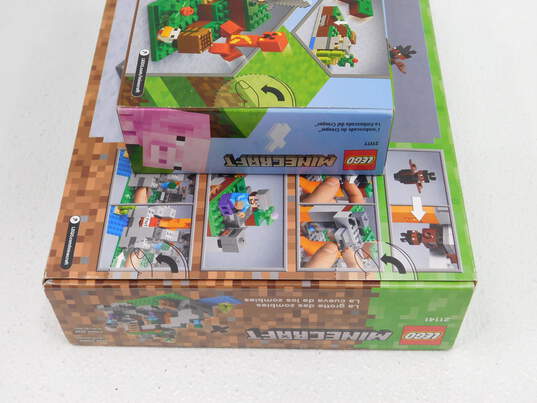 Minecraft Factory Sealed Sets 21141: The Zombie Cave + 21177: The Creeper Ambush image number 2