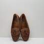 Steeple Gate Brown Leather Kilt Tassel Loafers Shoes Men's Size 9.5 M image number 6