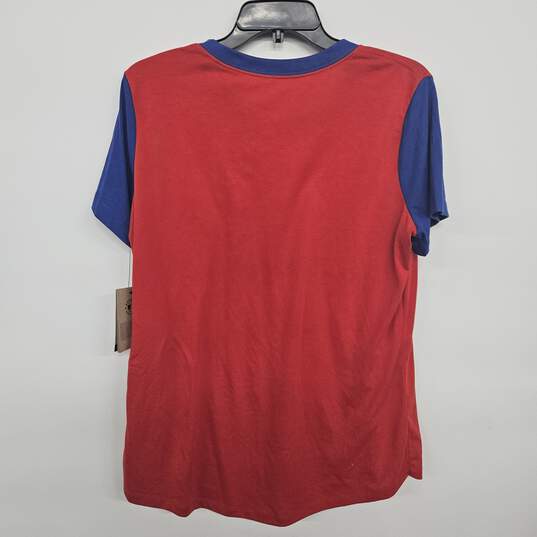 Red Blue Baseball Shirt image number 2