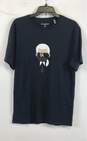 Karl Lagerfeld Black T-Shirt - Size Medium image number 1