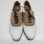 Ashworth AM 0211 Leather White/Brown Golf Shoes Men's Size 10, Used image number 1