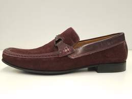Donald Pliner Leather Upper Burgundy Men's Loafers US 11 alternative image