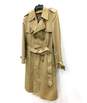 Christian Dior Monsieur Beige Plain Front Button Center Vent with Removable Zipper Liner Men's Trench Coat Size 42L with COA image number 3
