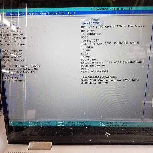 HP ENVY X360 15in Convertible Laptop Intel i5-8250U CPU 12GB RAM 1TB HDD image number 8