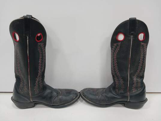 Laredo Men's Black Western Boots Size 10.5D image number 4